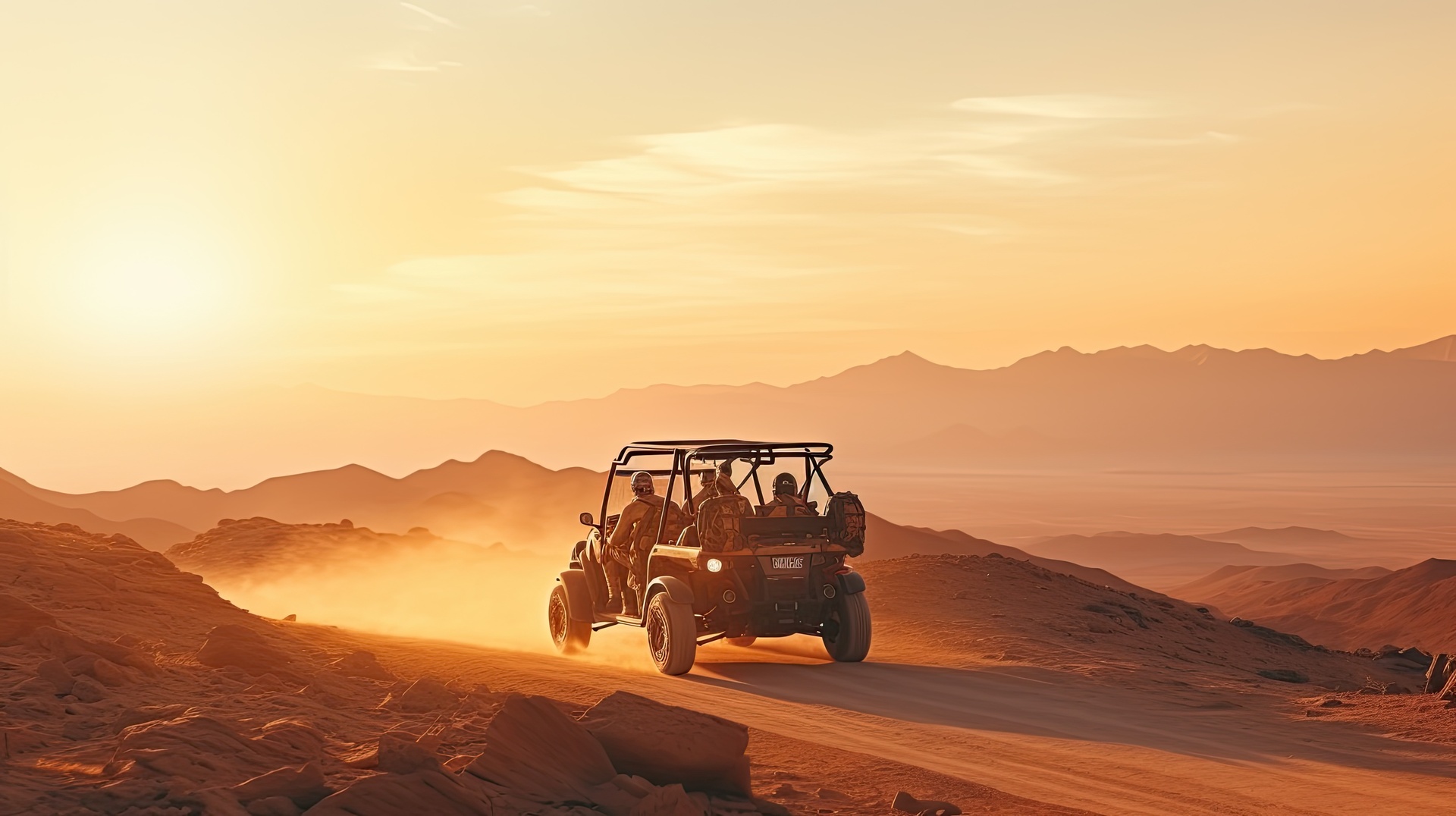 Private dune buggy safari in Hurghada – off-road adventure in the Eastern Desert at sunrise or sunset