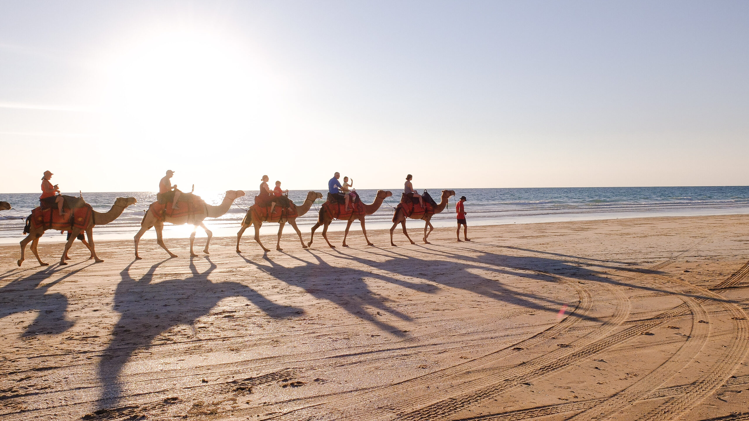 Camel ride in Hurghada across desert dunes and Red Sea coast like a true Bedouin